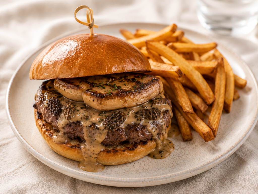 Burger gourmet maison à emporter dans le Golfe de Saint-Tropez